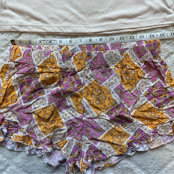 Disney | Mickey Mouse "Howdy" Tank Top and Shorts Pajama Set | Size 8-10 - Picture 9 of 12